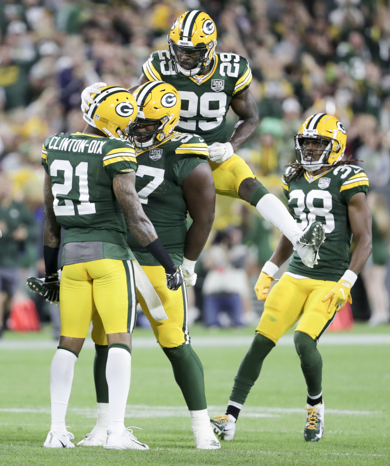 Ha Ha Clinton Dix, Kenny Clark, Kentrell Brice